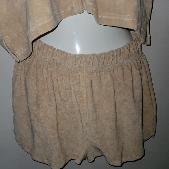 Nasty Gal Cropped Shirt And Shorts Lounge Set - Picture 5 of 6
